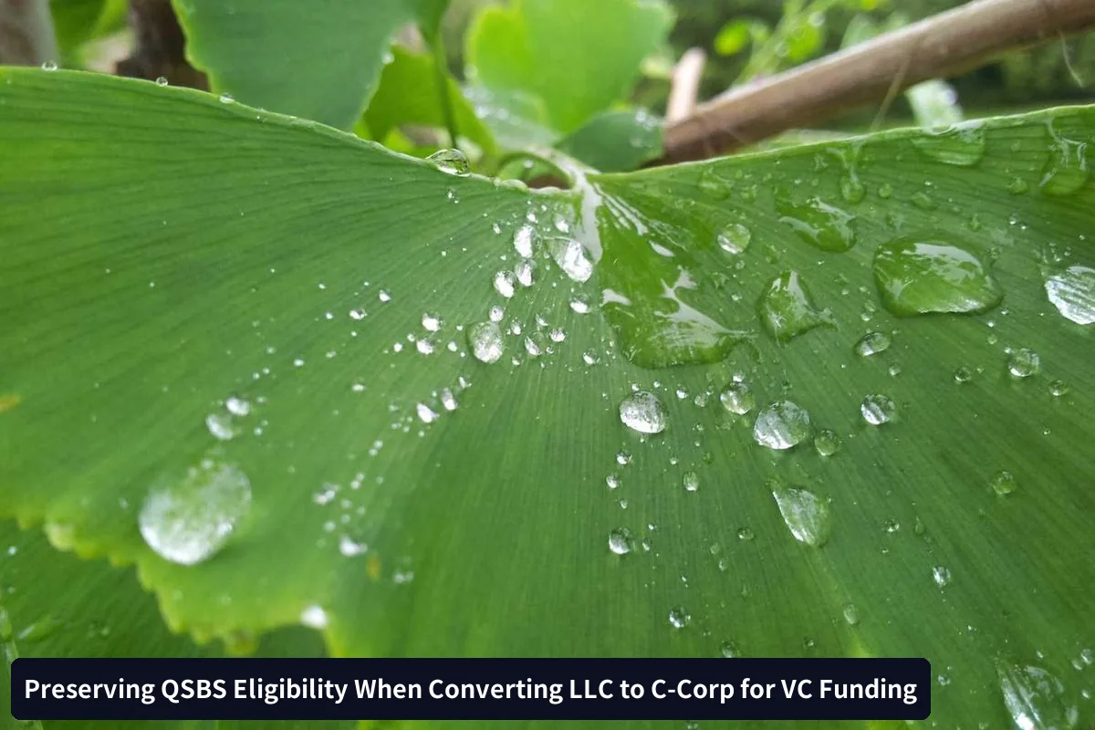 Can founders preserve their original LLC investment date for QSBS holding period purposes?