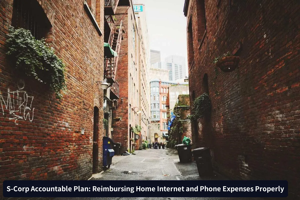 Can I reimburse 100% of my home internet cost through my S-corp?